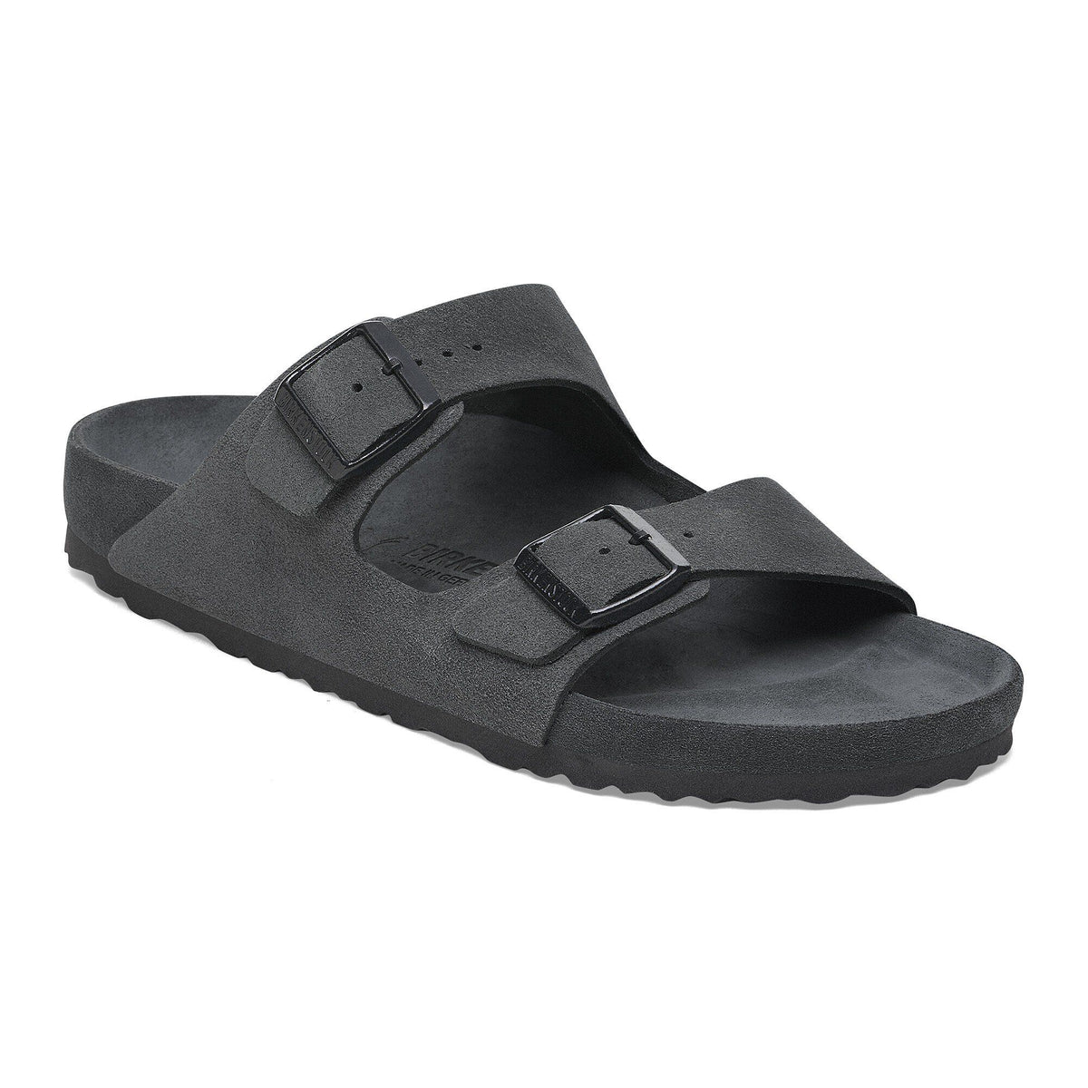 Arizona Suede Leather in Color Charcoal | Birkenstock