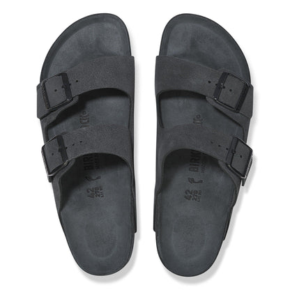 Arizona Suede Leather in Color Charcoal | Birkenstock