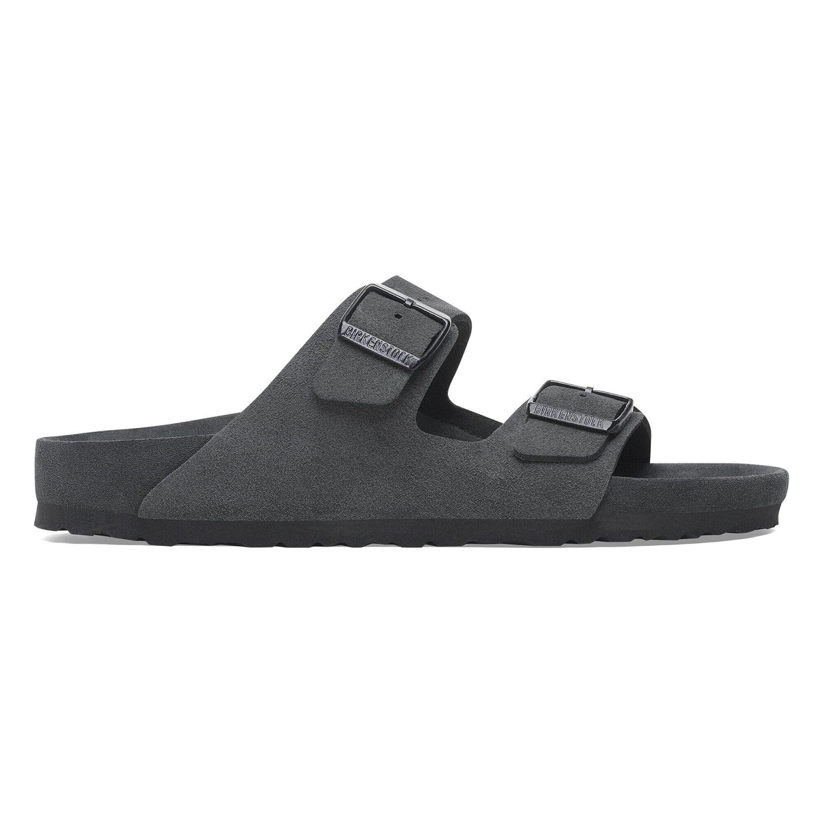 Arizona Suede Leather in Color Charcoal | Birkenstock