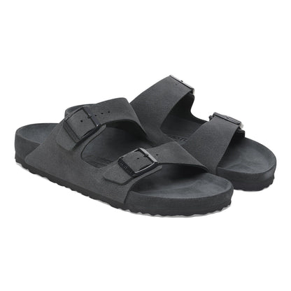 Arizona Suede Leather in Color Charcoal | Birkenstock