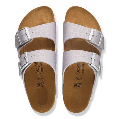 Arizona Flex Platform Birko-Flor in Color Electric Metallic Leo Lavender Sky | Birkenstock