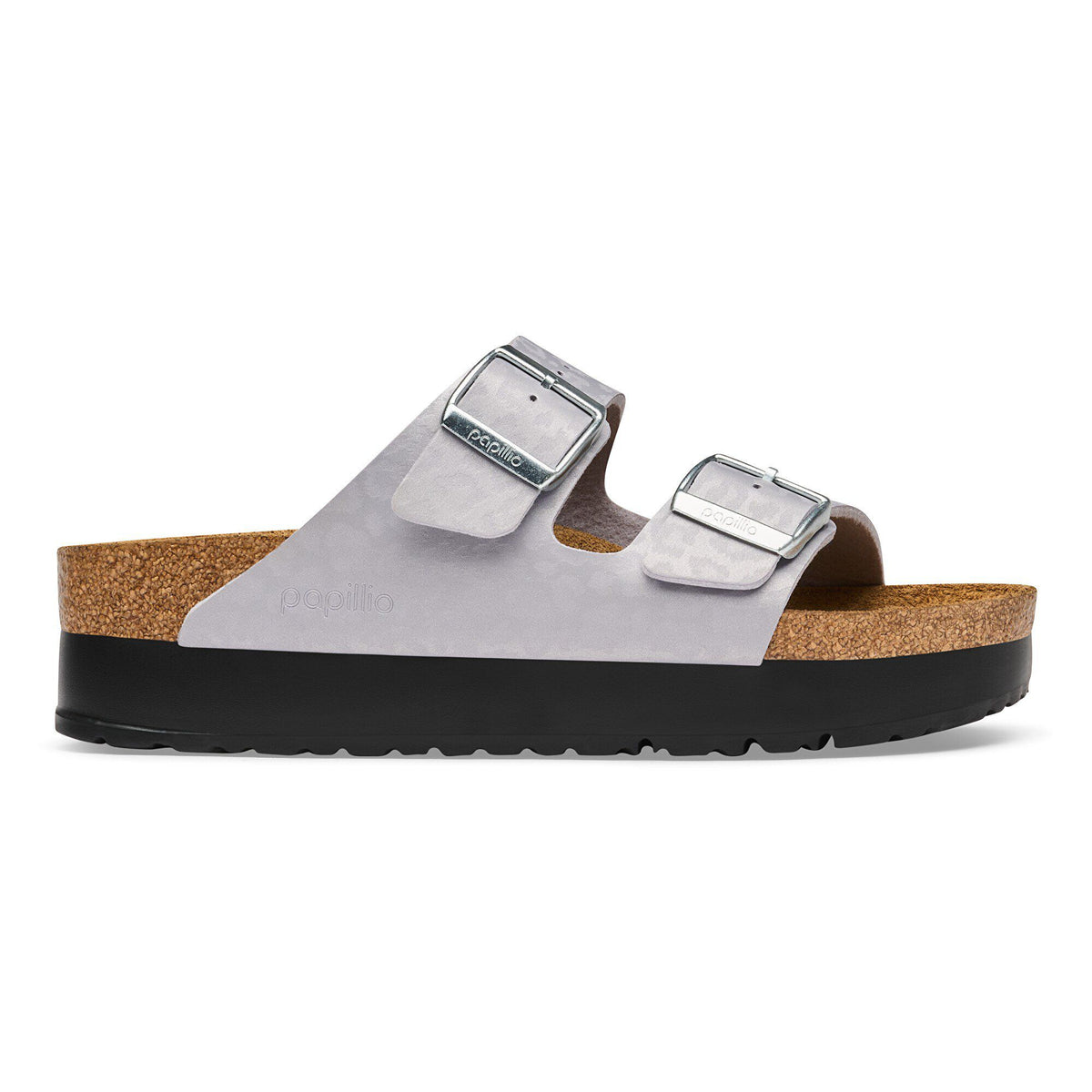 Arizona Flex Platform Birko-Flor in Color Electric Metallic Leo Lavender Sky | Birkenstock