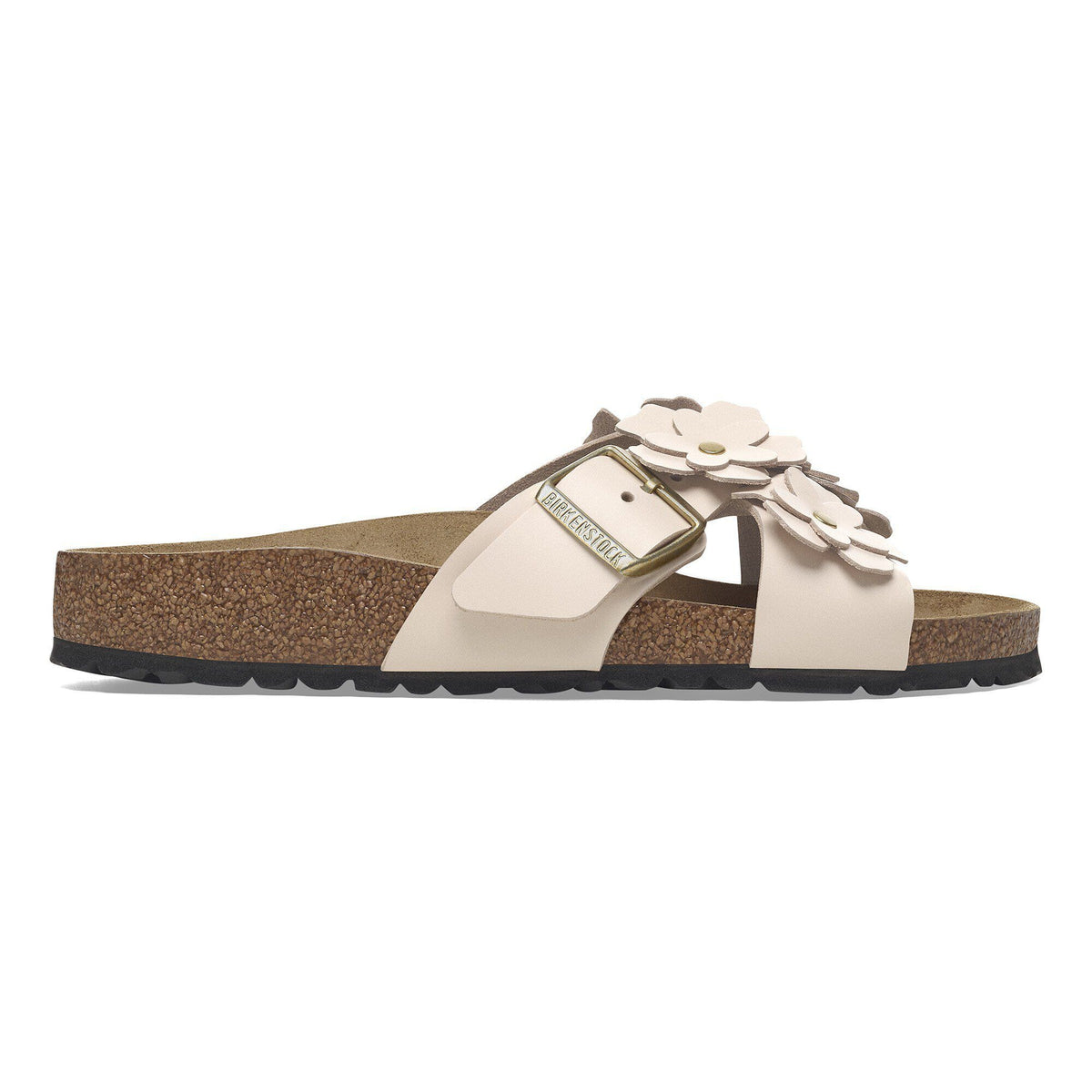 Siena Flowers Leather in Color Light Rose | Birkenstock