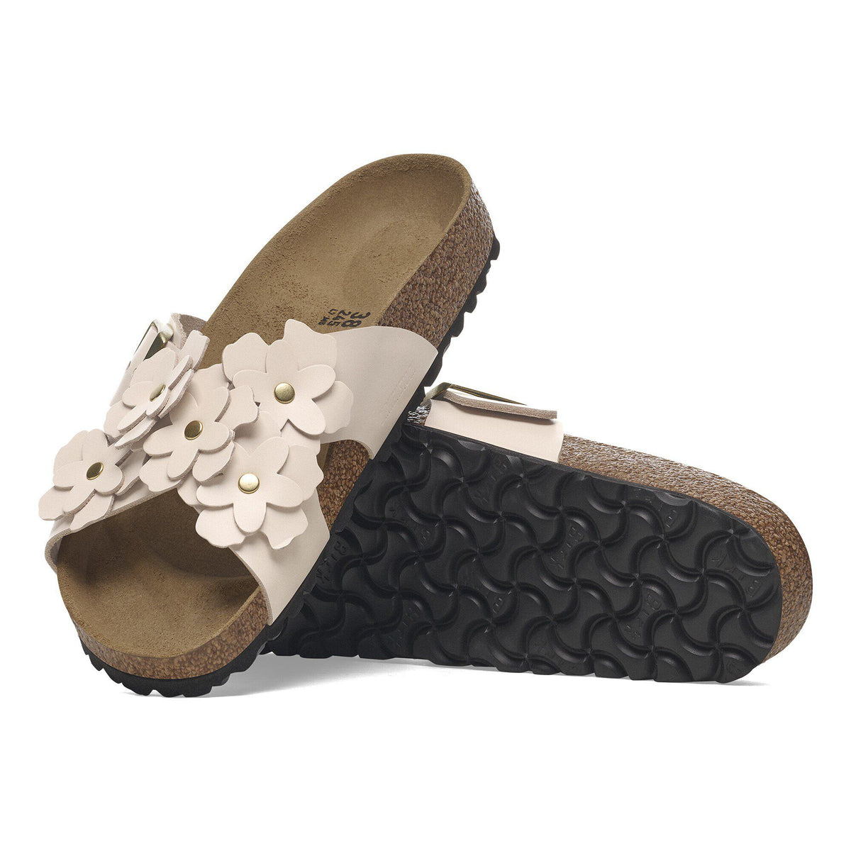 Siena Flowers Leather in Color Light Rose | Birkenstock