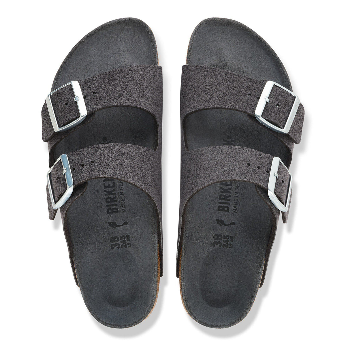 Arizona Birkibuc in Color Velvet Gray | Birkenstock