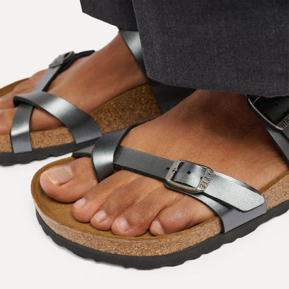 Mayari Birko-Flor in Color Metallic Black | Birkenstock