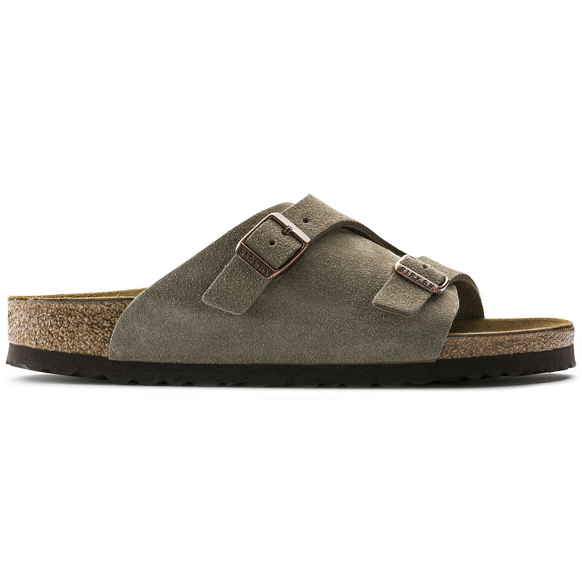 Zürich Suede Leather in Color Taupe | Birkenstock