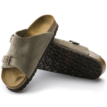 Zürich Suede Leather in Color Taupe | Birkenstock