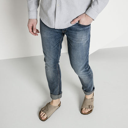Zürich Suede Leather in Color Taupe | Birkenstock