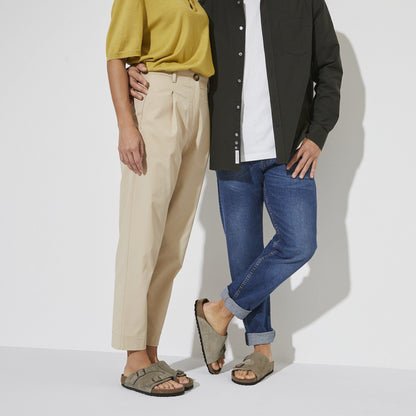 Zürich Suede Leather in Color Taupe | Birkenstock