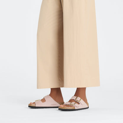 Arizona Soft Footbed Nubuck Leather in Color Soft Pink | Birkenstock