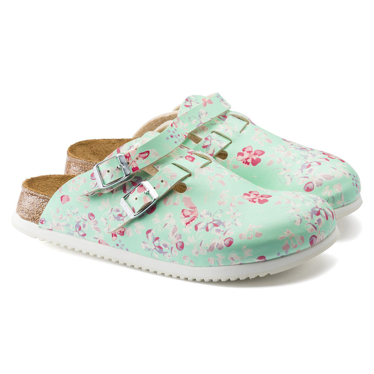 Kay Super Grip Birko-Flor in Color Flower Field Mint | Birkenstock