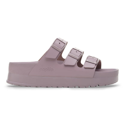 Florida Flex Platform Leather in Color Faded Purple | Birkenstock