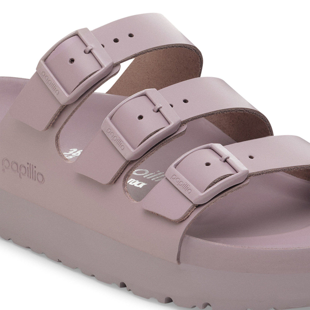 Florida Flex Platform Leather in Color Faded Purple | Birkenstock