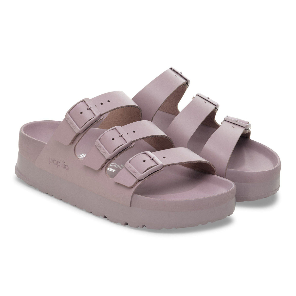 Florida Flex Platform Leather in Color Faded Purple | Birkenstock