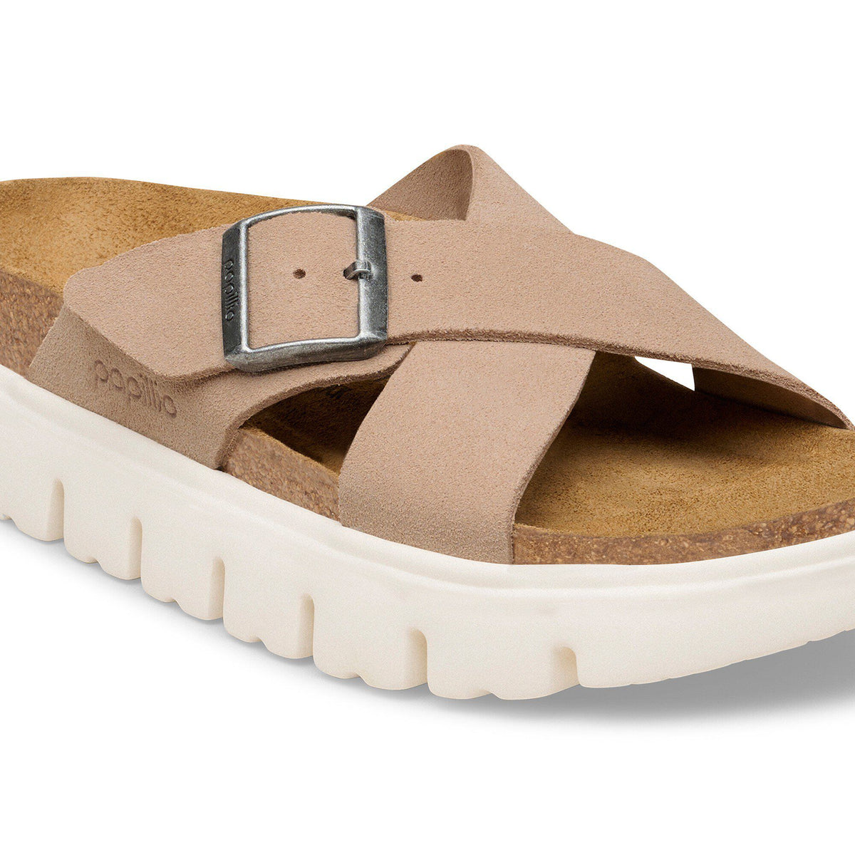Siena  Chunky Suede Leather in Color Warm Sand | Birkenstock