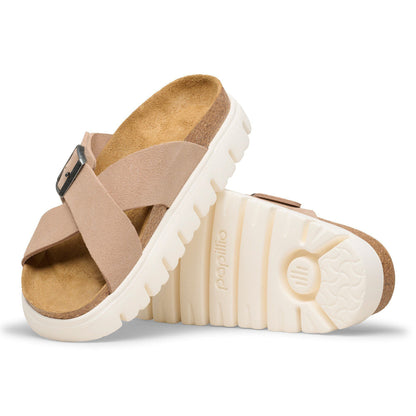 Siena  Chunky Suede Leather in Color Warm Sand | Birkenstock