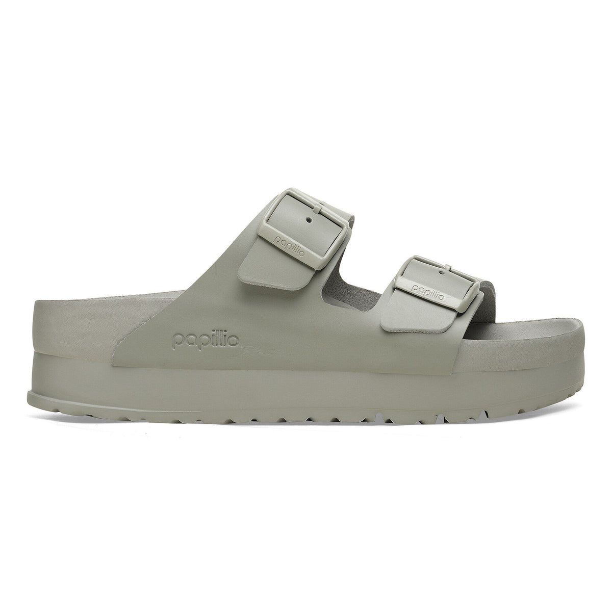 Arizona Flex Platform Leather in Color Mineral Gray | Birkenstock