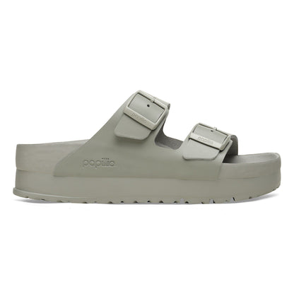 Arizona Flex Platform Leather in Color Mineral Gray | Birkenstock