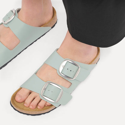 Arizona Big Buckle Birko-Flor in Color Pure Sage | Birkenstock