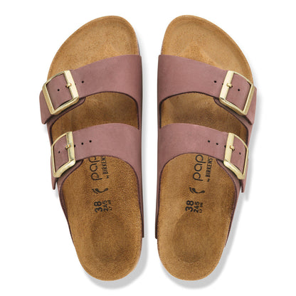 Arizona Flex Platform Nubuck Leather in Color Pepper | Birkenstock