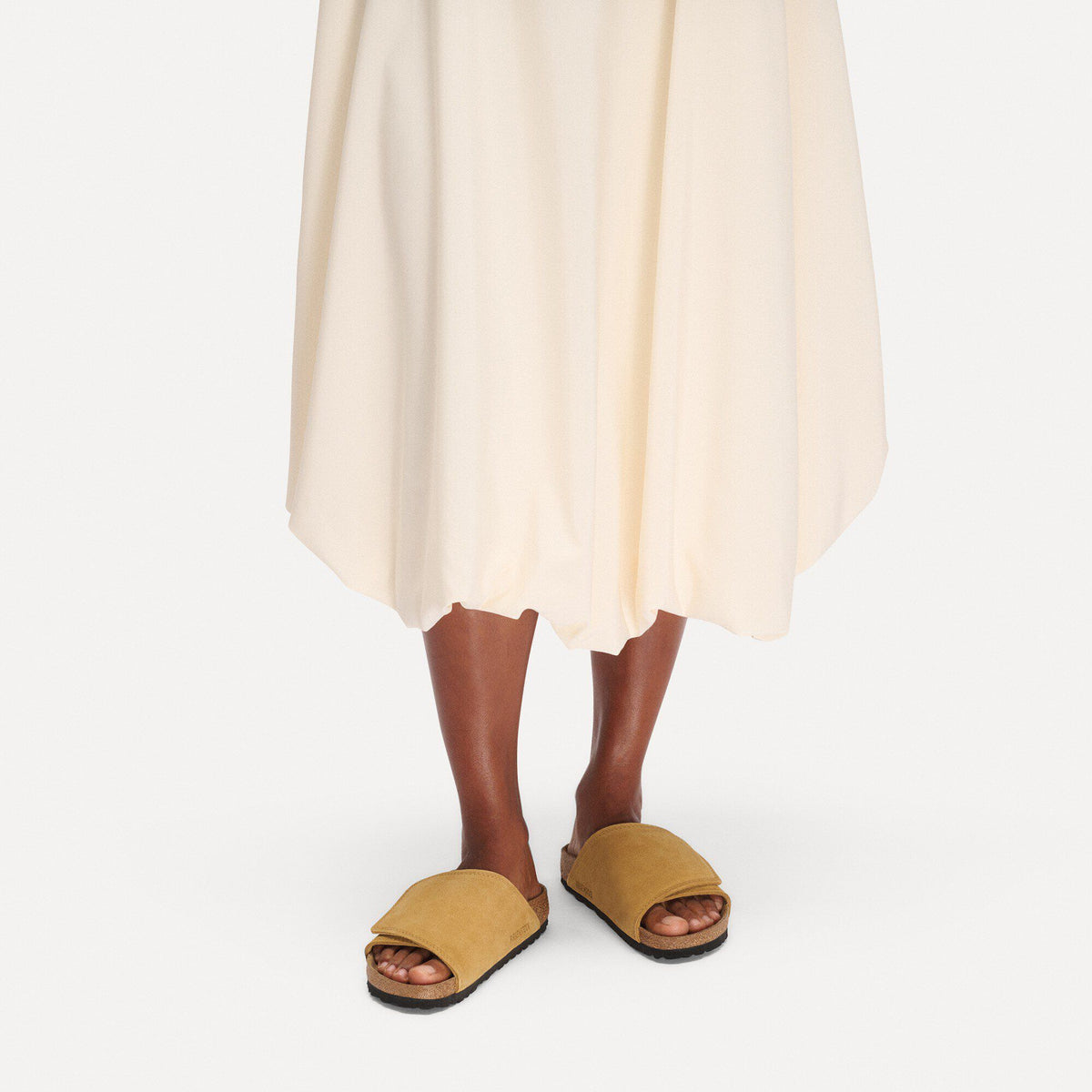 Solana Suede Leather in Color Cork Brown | Birkenstock