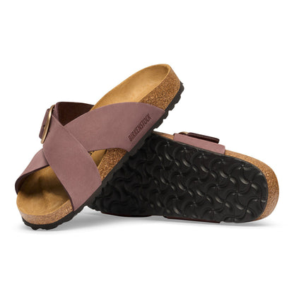 Siena Big Buckle Nubuck Leather in Color Pepper | Birkenstock