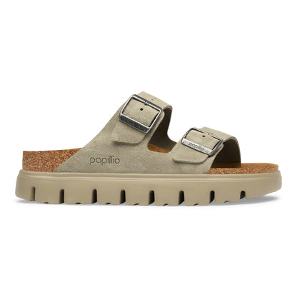 Arizona Chunky Suede Leather in Color Taupe Tonal | Birkenstock
