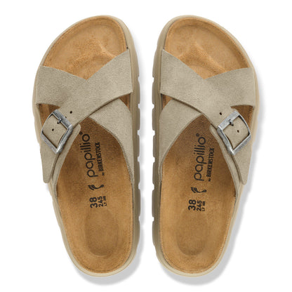 Siena  Chunky Suede Leather in Color Taupe | Birkenstock