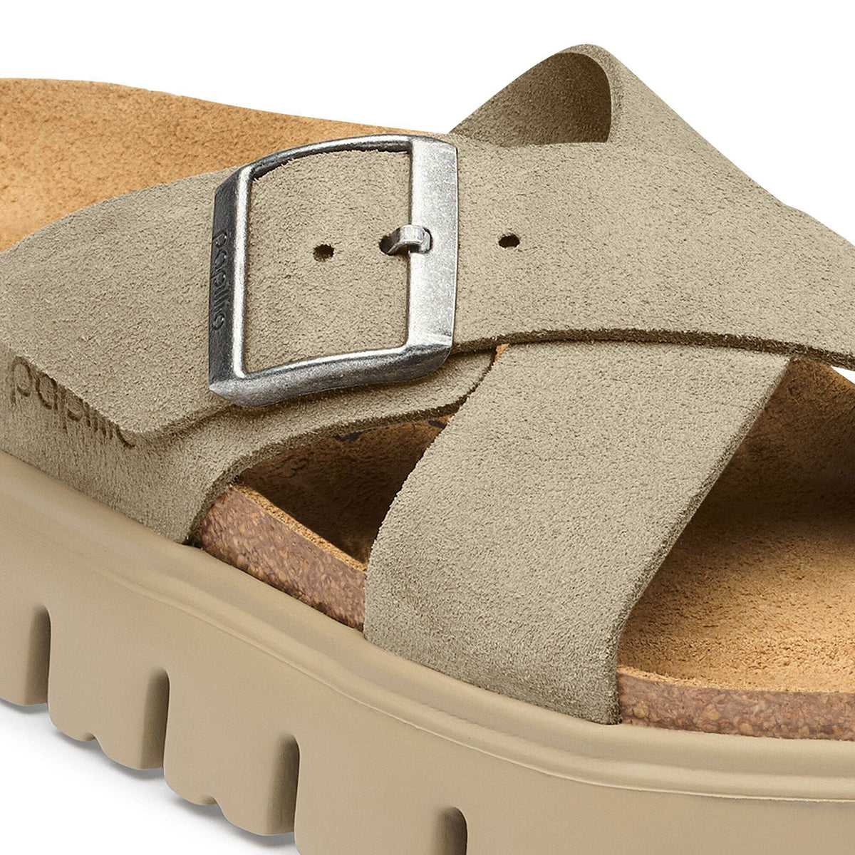 Siena  Chunky Suede Leather in Color Taupe | Birkenstock