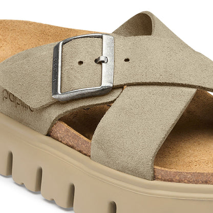 Siena  Chunky Suede Leather in Color Taupe | Birkenstock