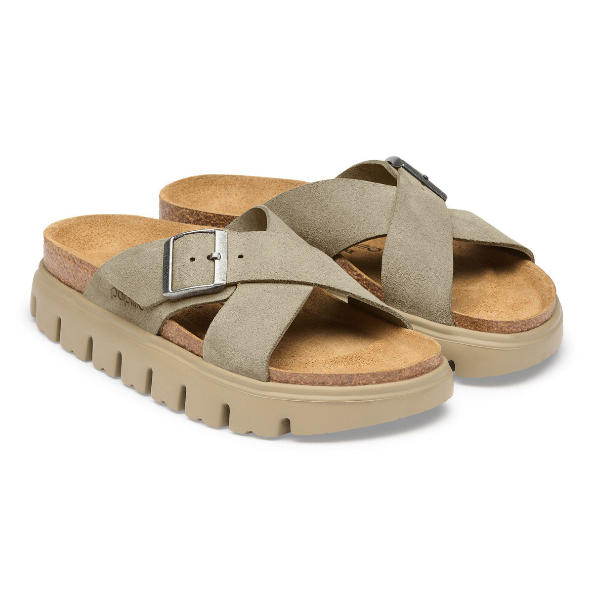 Siena  Chunky Suede Leather in Color Taupe | Birkenstock