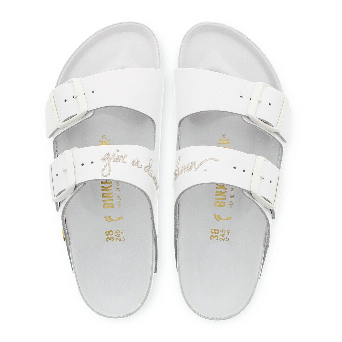Arizona Lingua Franca Leather in Color White | Birkenstock