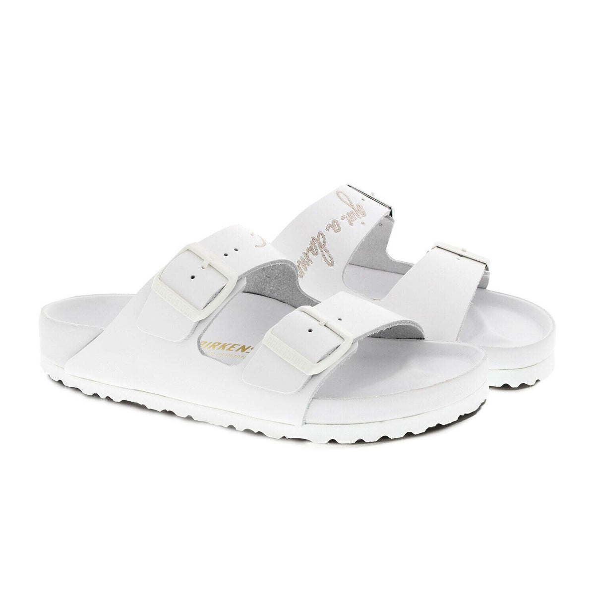 Arizona Lingua Franca Leather in Color White | Birkenstock