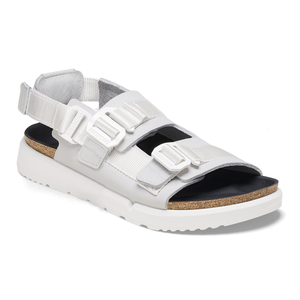 Shinjuku Leather-Textile in Color Antique White | Birkenstock