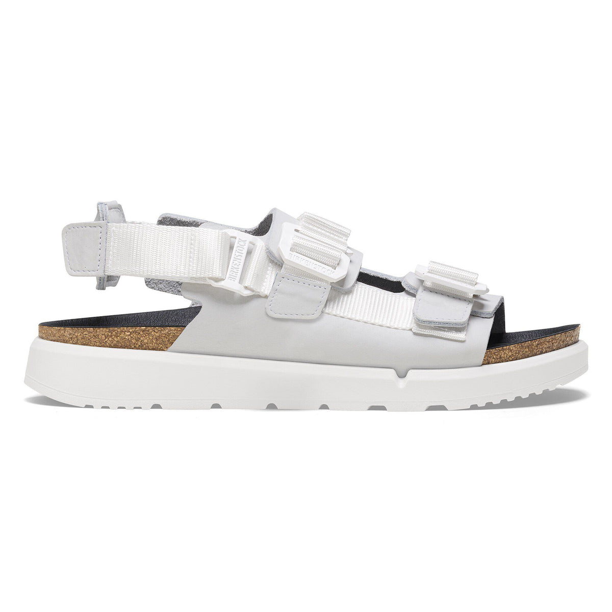 Shinjuku Leather-Textile in Color Antique White | Birkenstock