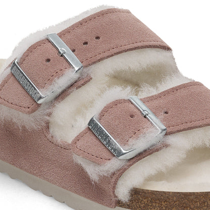 Arizona Shearling Suede Leather in Color Pink Clay | Birkenstock