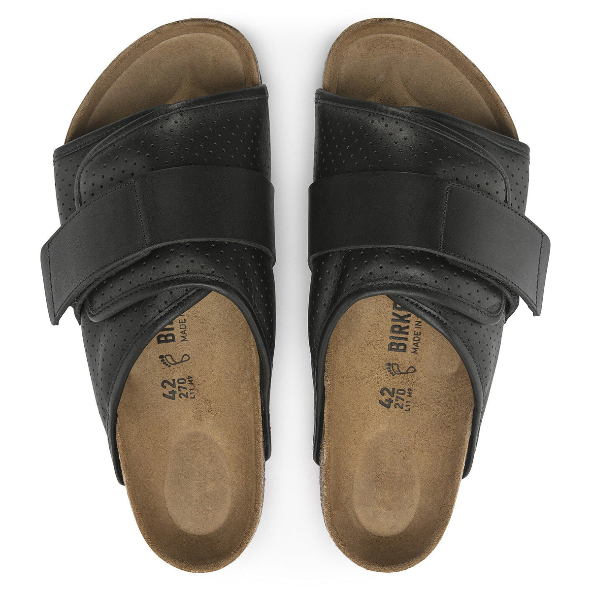 Kyoto Leather in Color Puff Pack Black | Birkenstock