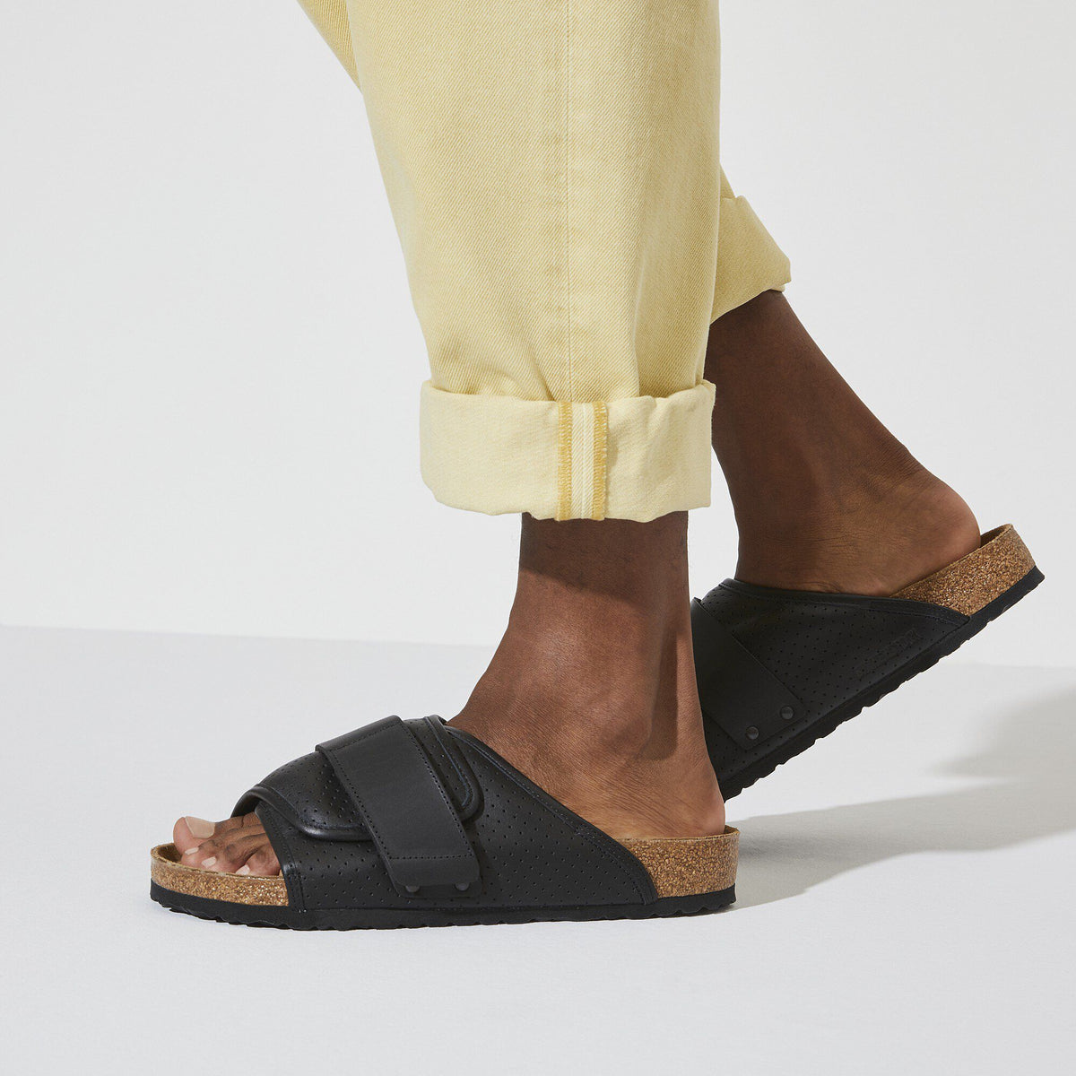 Kyoto Leather in Color Puff Pack Black | Birkenstock