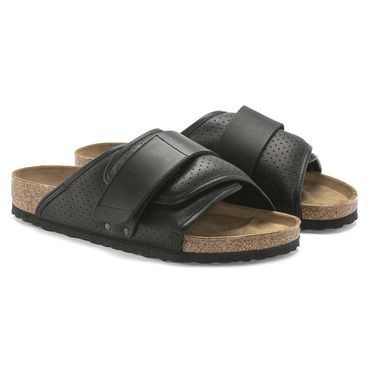 Kyoto Leather in Color Puff Pack Black | Birkenstock