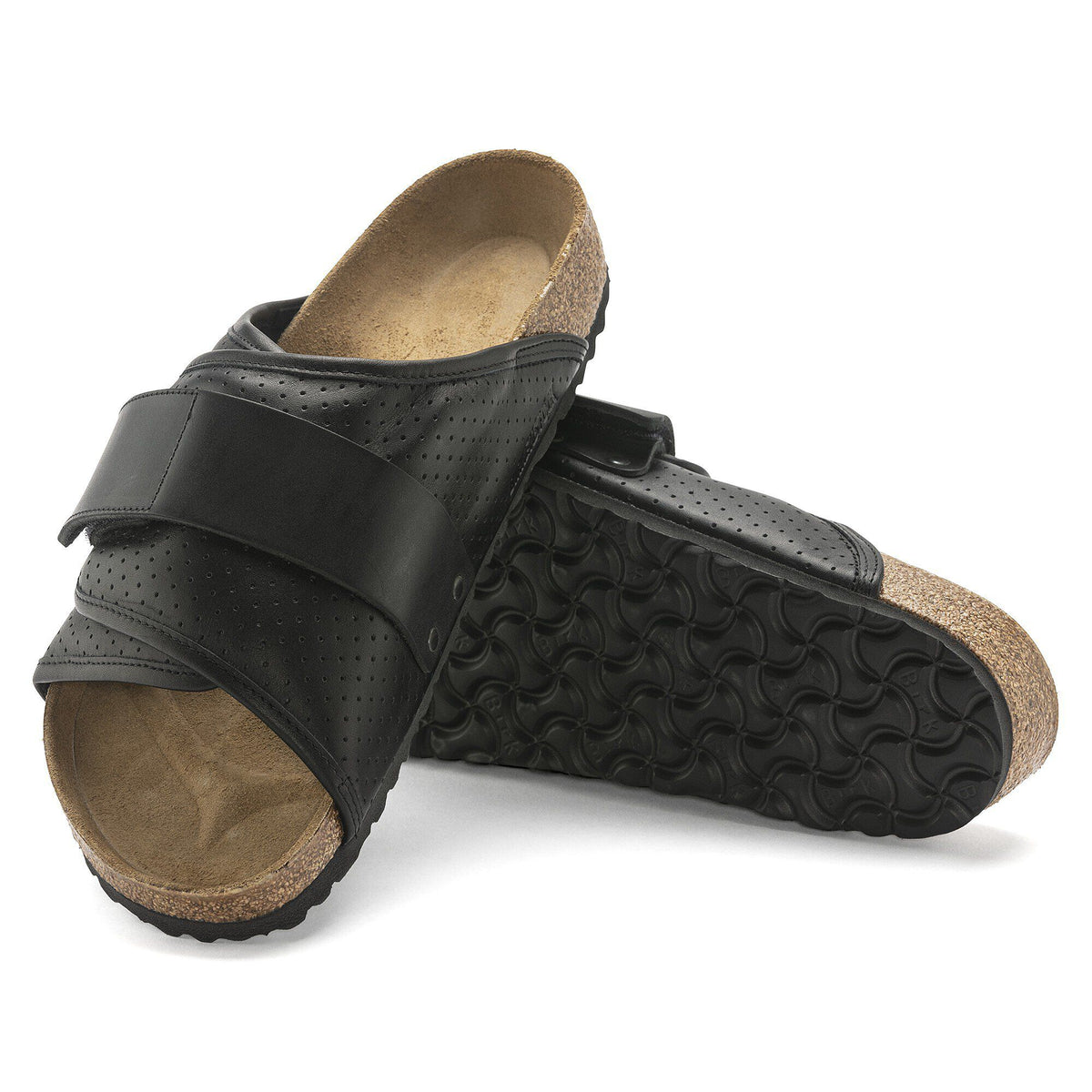 Kyoto Leather in Color Puff Pack Black | Birkenstock