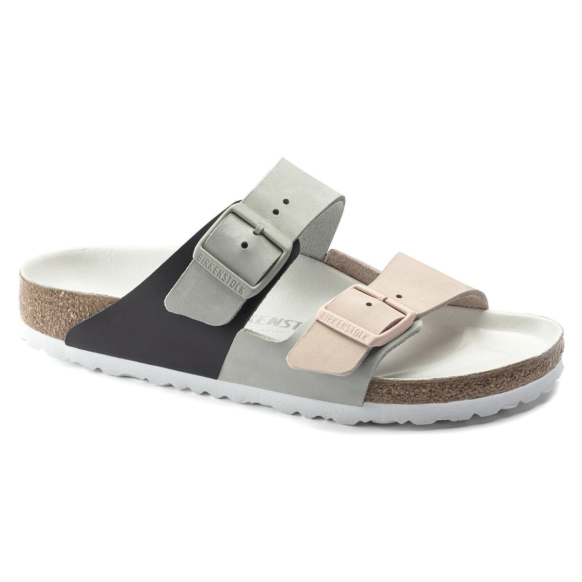 Arizona Split Nubuck Leather in Color Mineral/Light Rose | Birkenstock
