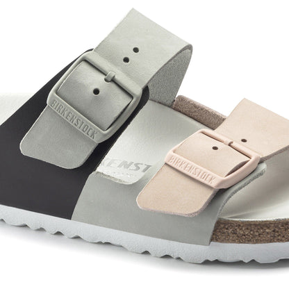 Arizona Split Nubuck Leather in Color Mineral/Light Rose | Birkenstock