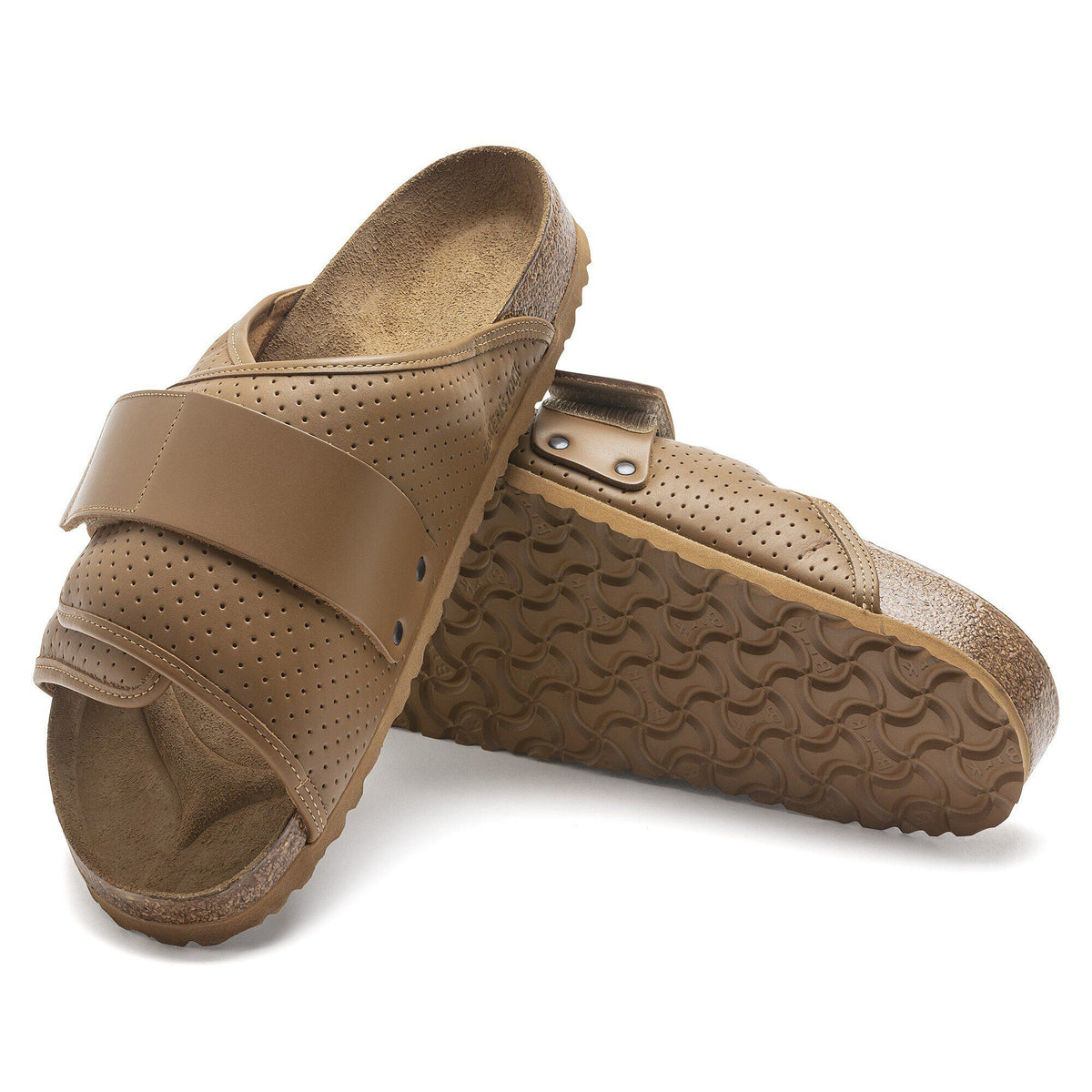 Kyoto Leather in Color Puff Pack Cork Brown | Birkenstock