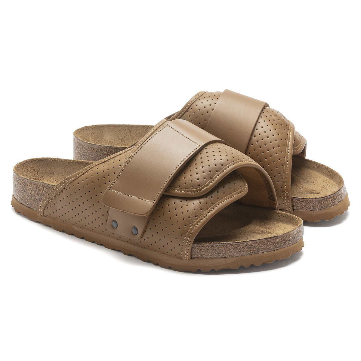 Kyoto Leather in Color Puff Pack Cork Brown | Birkenstock