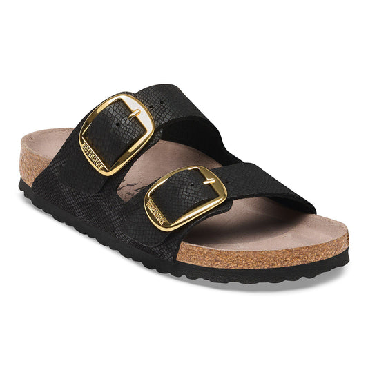 Arizona Big Buckle Synthetics in Color Python Black | Birkenstock