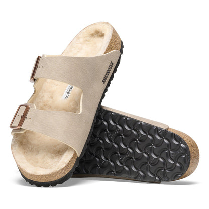 Arizona Shearling Synthetics in Color Desert Dust Gray Taupe | Birkenstock