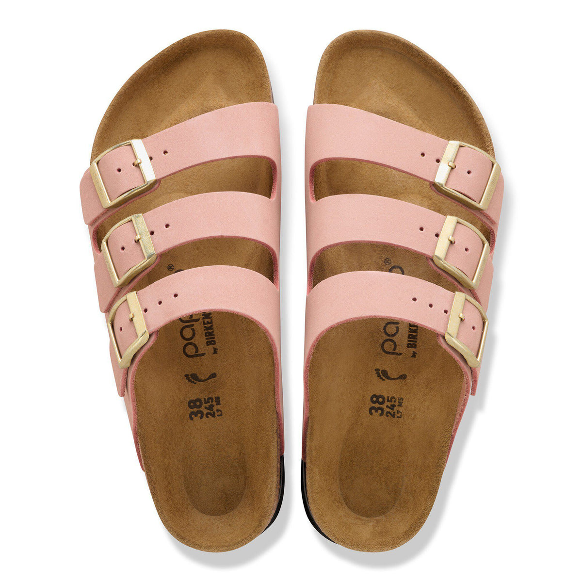 Florida Flex Platform Nubuck Leather in Color Pink Clay | Birkenstock
