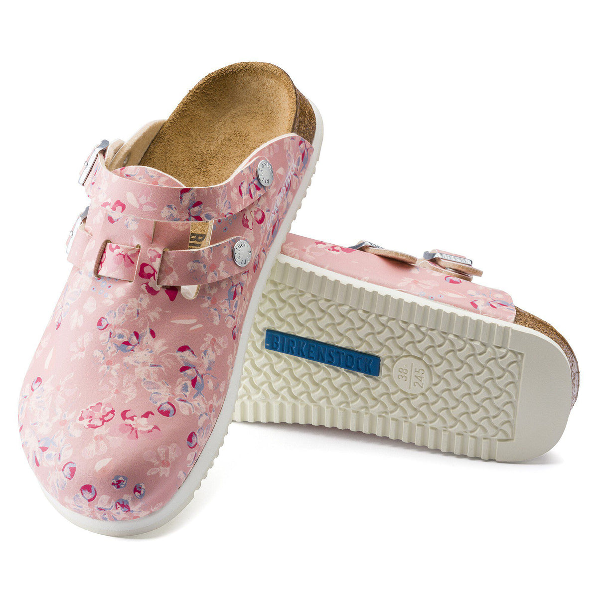 Kay Super Grip Birko-Flor in Color Flower Field Rose | Birkenstock