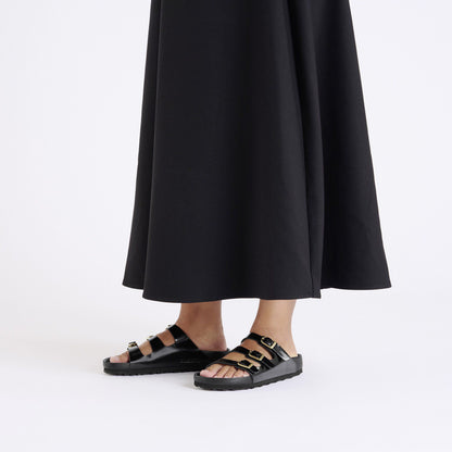 Florida Exquisite Natural Leather Patent in Color High Shine Black | Birkenstock